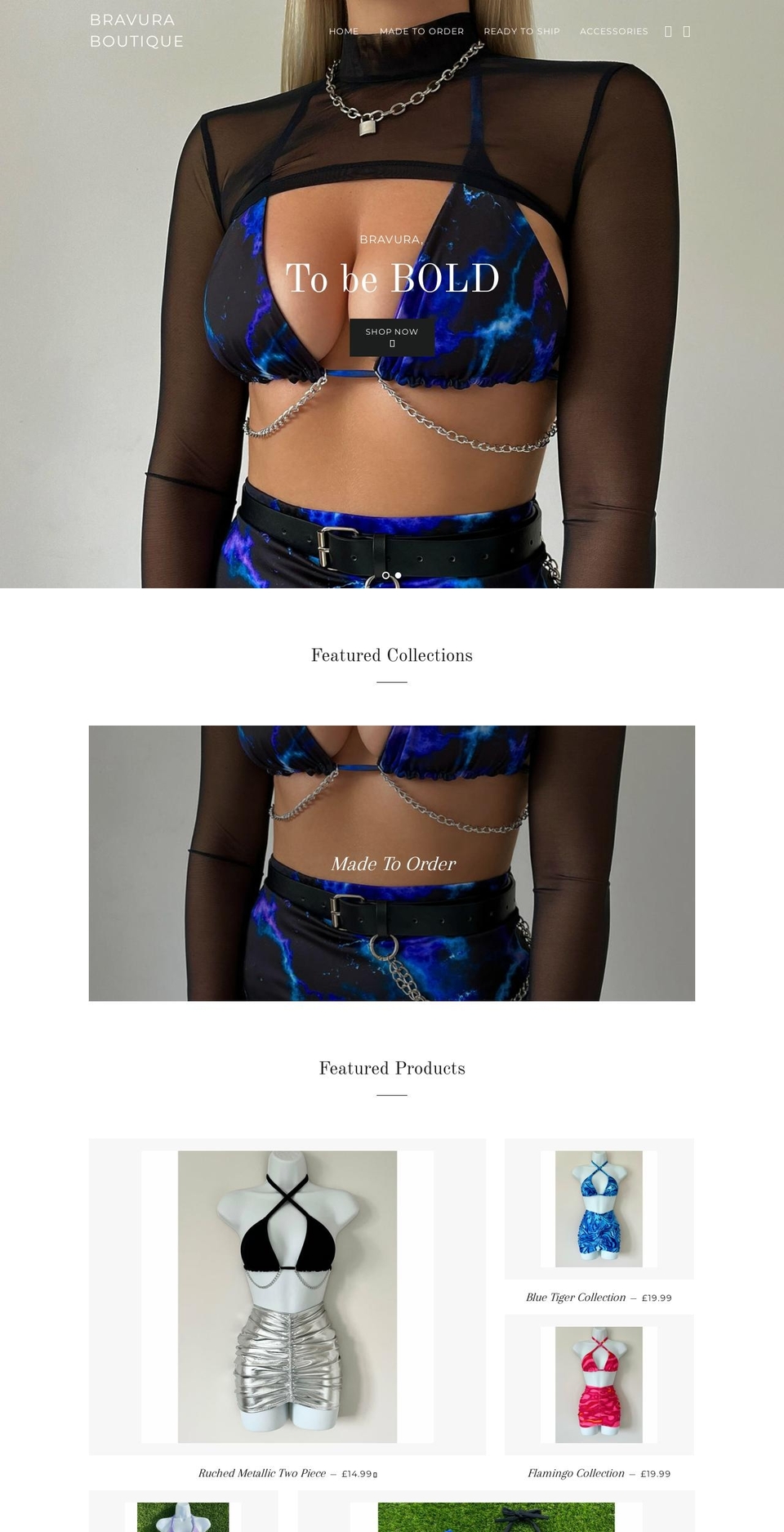 bravura-boutique.myshopify.com shopify website screenshot