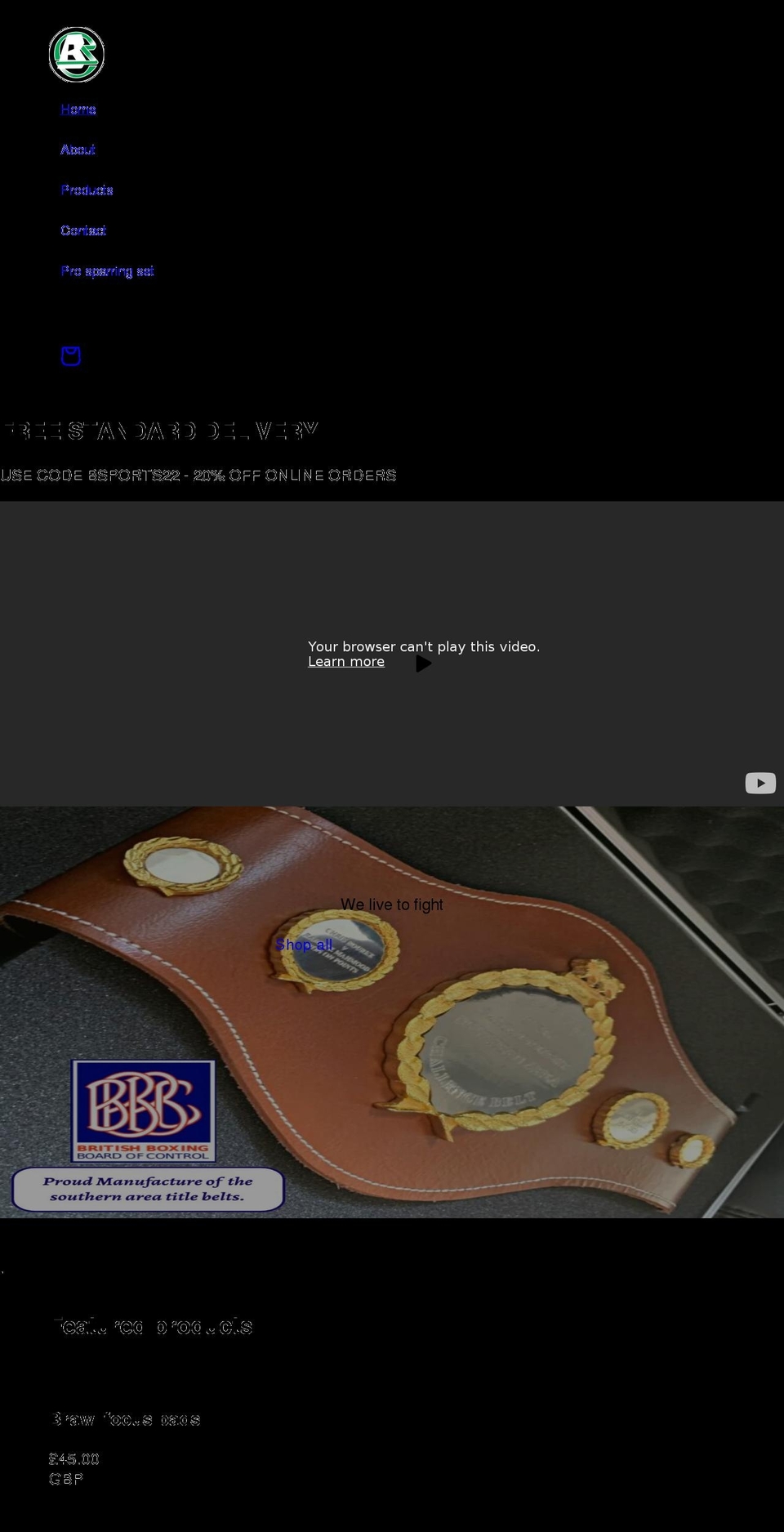 brawlsports.com shopify website screenshot