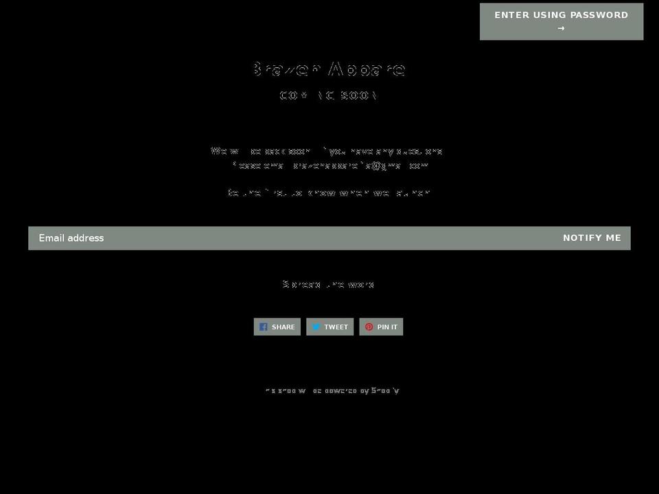 brazen-apparel.com shopify website screenshot