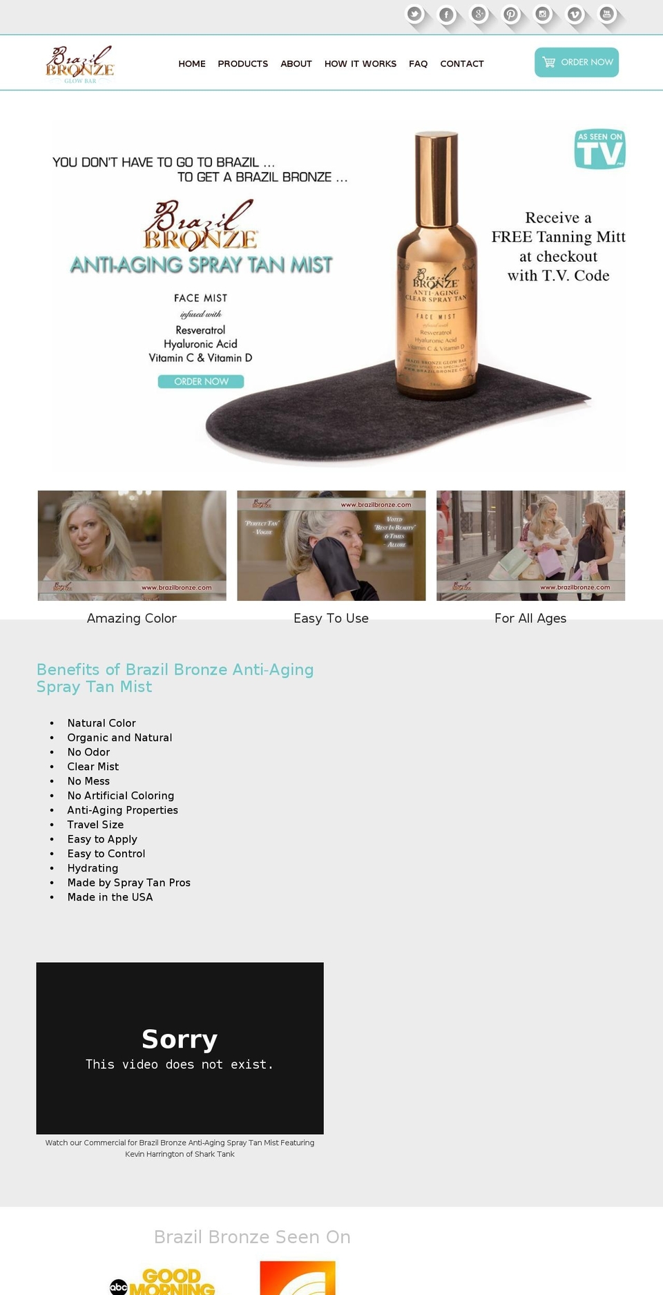 brazilbronze-asseenontv.com — Shopify storefront screenshot