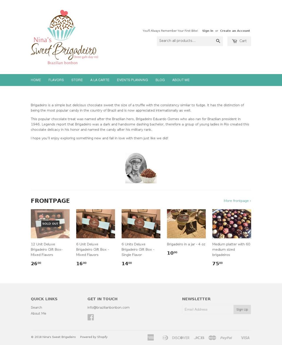 brazilianbonbon.com — Shopify storefront screenshot