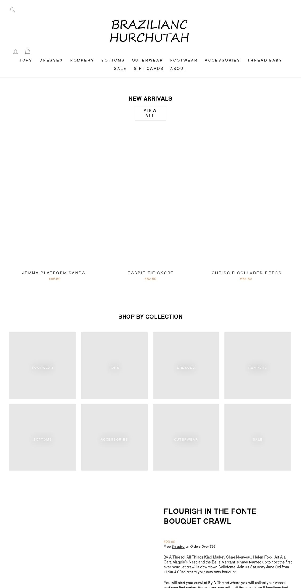 brazilianchurchutah.com shopify website screenshot
