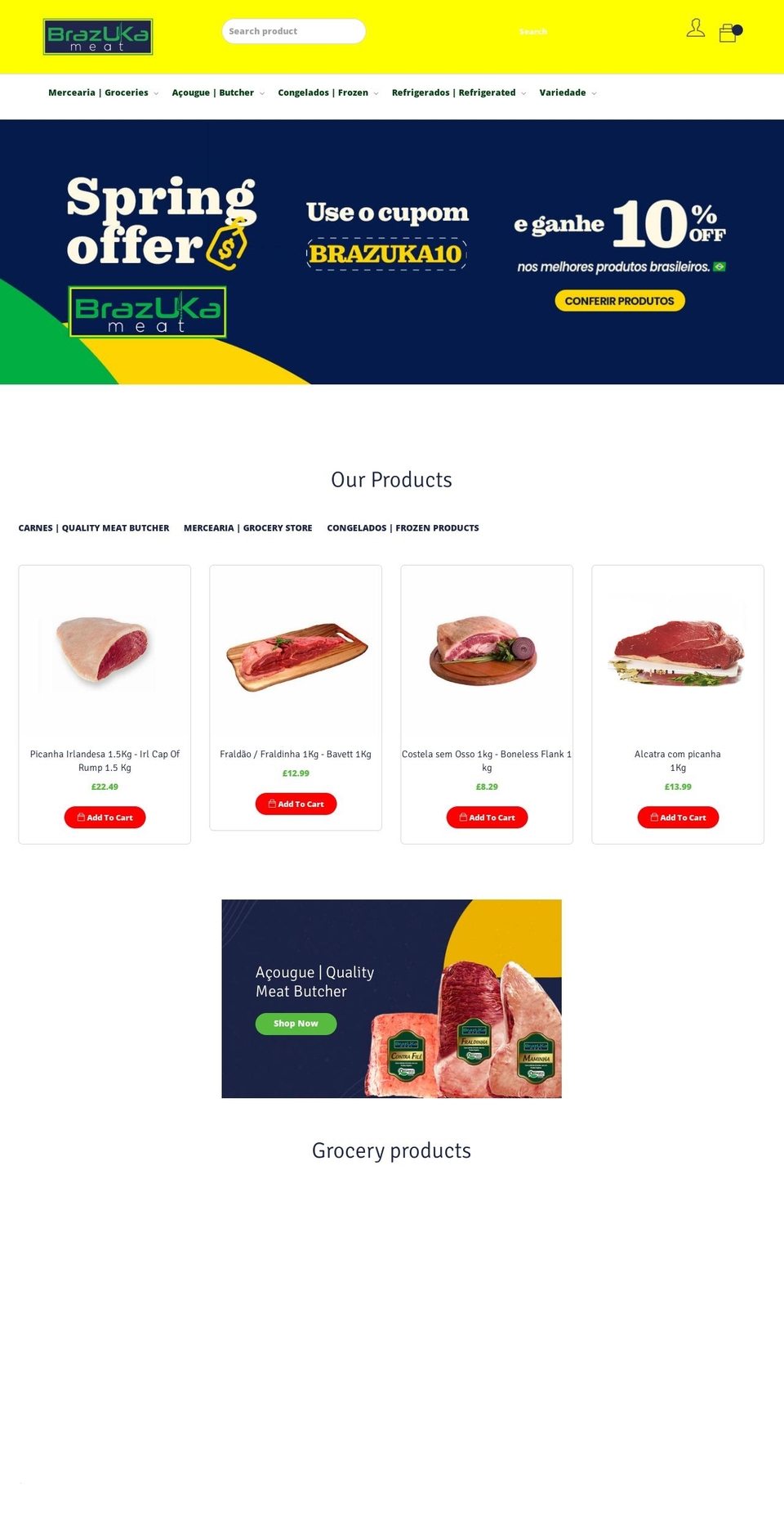 brazuka.co.uk shopify website screenshot