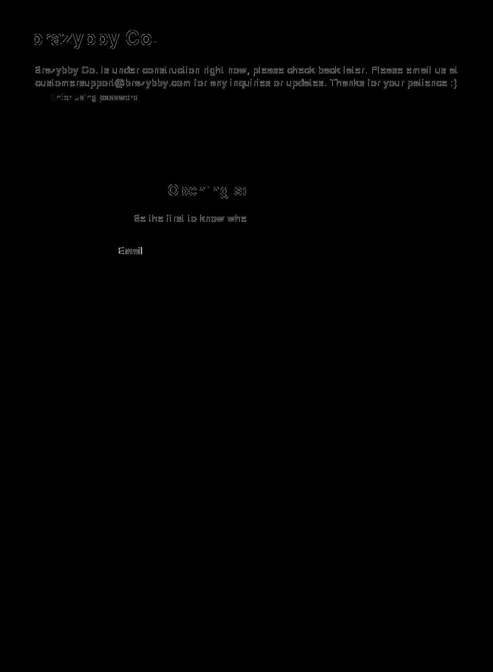 brazybby.com shopify website screenshot