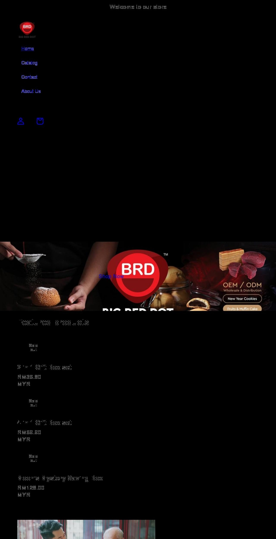 brdbakery.com shopify website screenshot