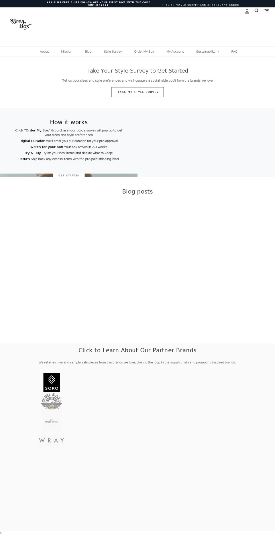breabox.com shopify website screenshot