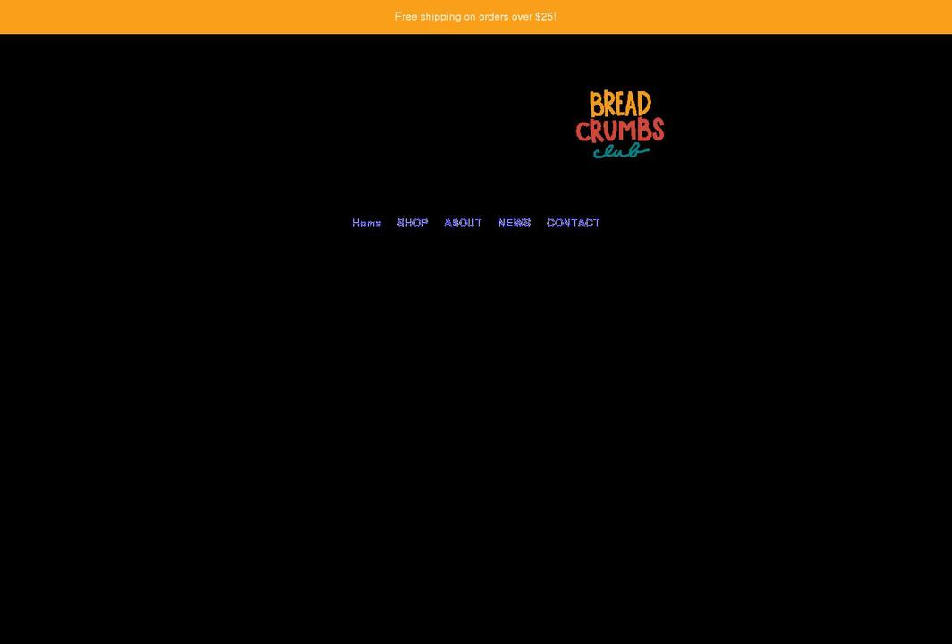 breadcrumbsclub.com shopify website screenshot