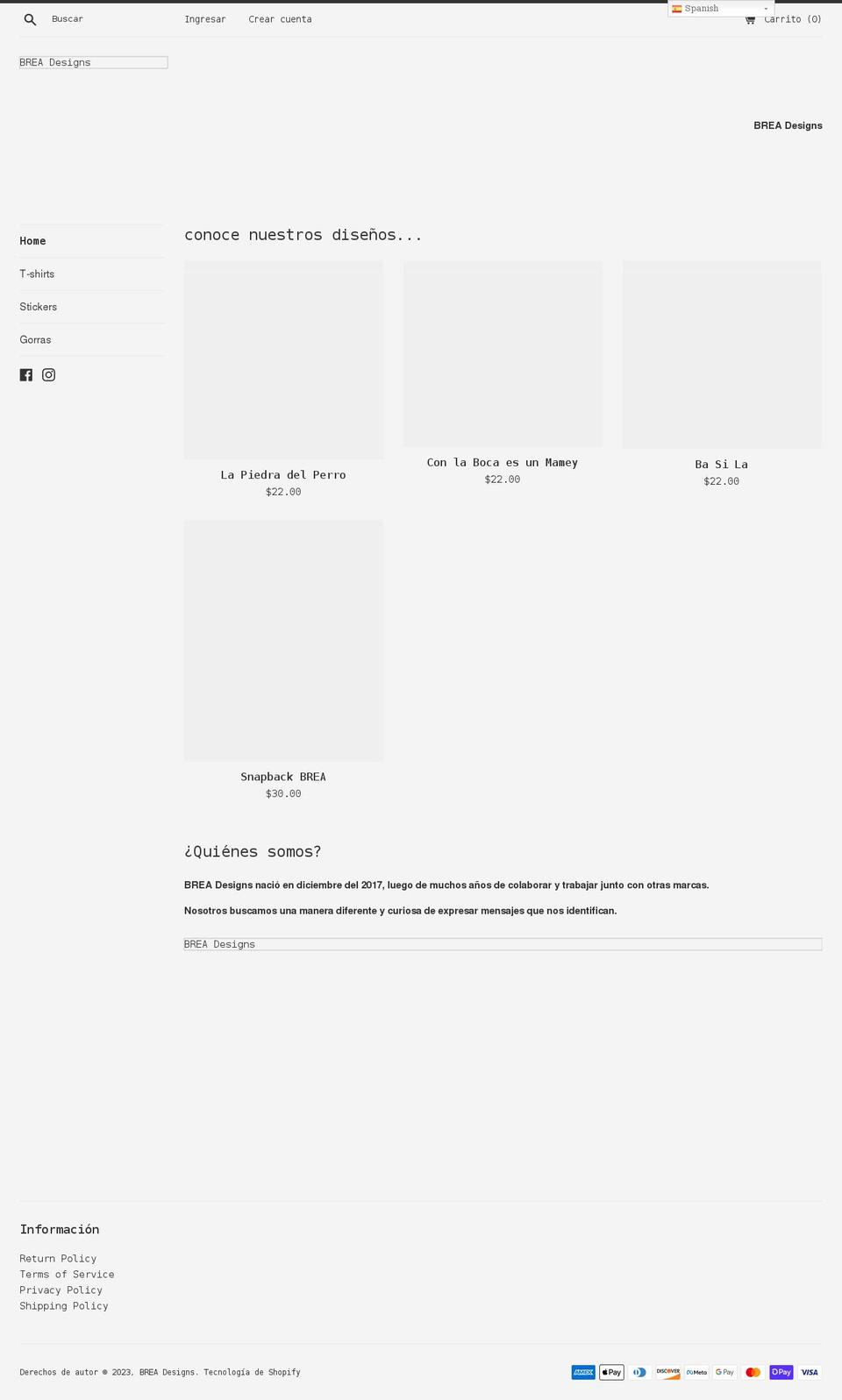 breadesigns.com shopify website screenshot