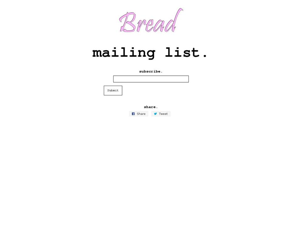 breadskateboards.com — Shopify storefront screenshot