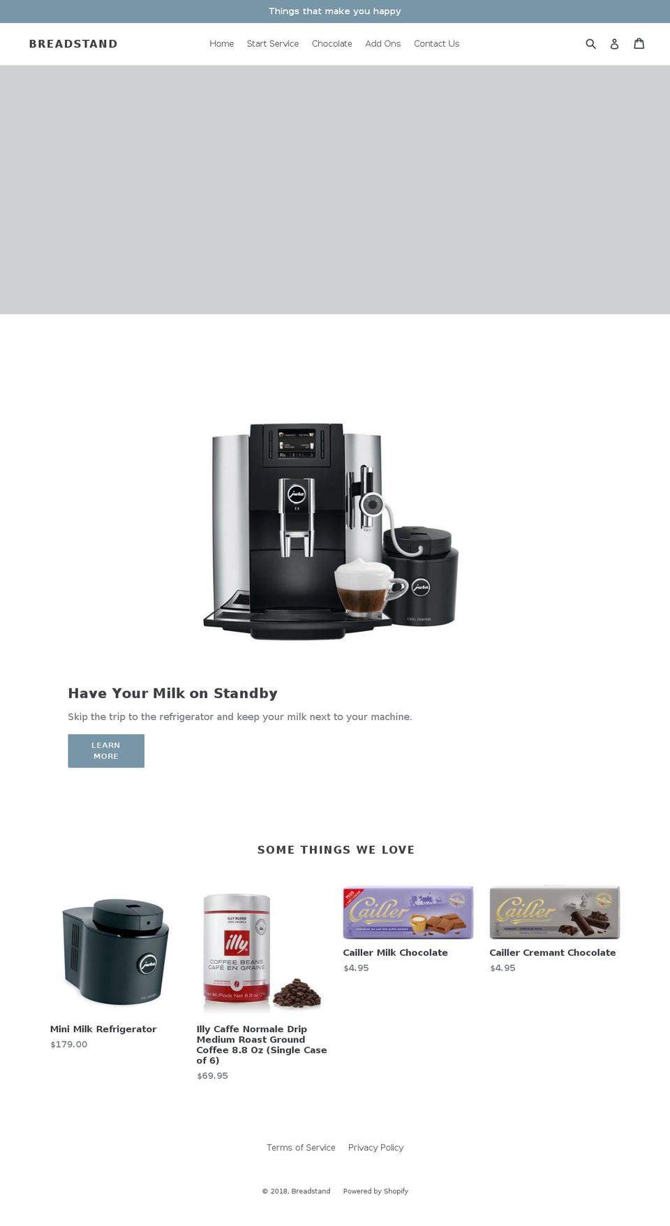 breadstand.us shopify website screenshot