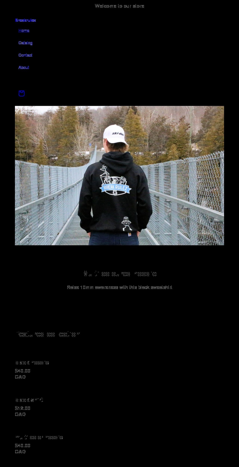 break-rulez.com shopify website screenshot