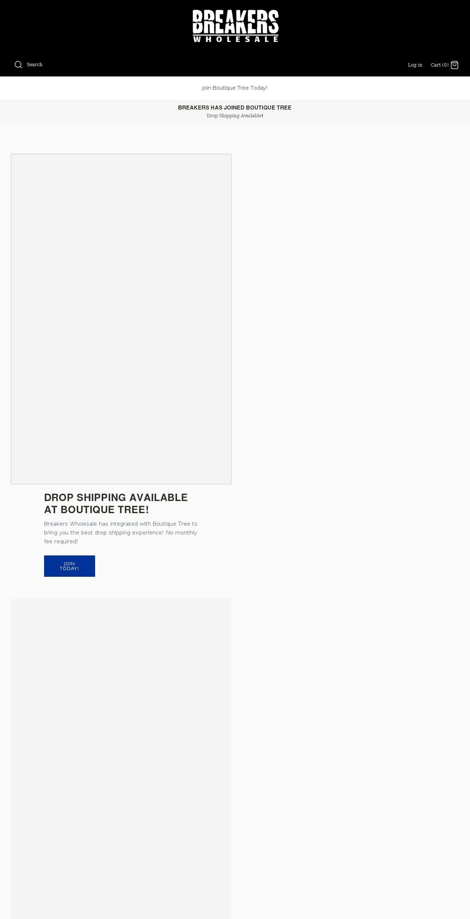 breakersws.com shopify website screenshot