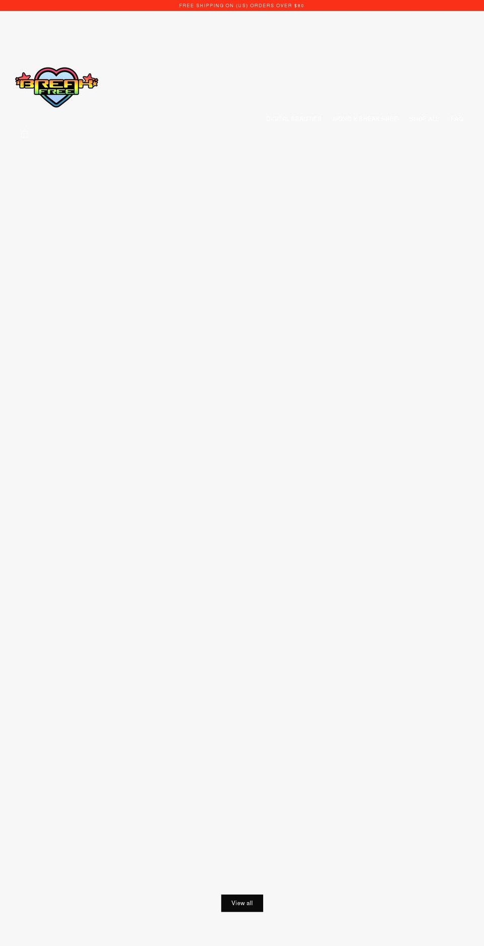 breakfreesupply.com shopify website screenshot