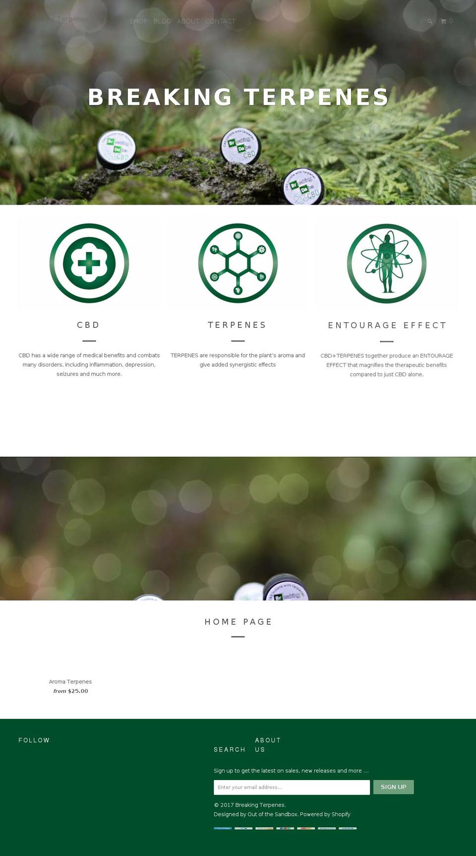 breakingdabs.com shopify website screenshot
