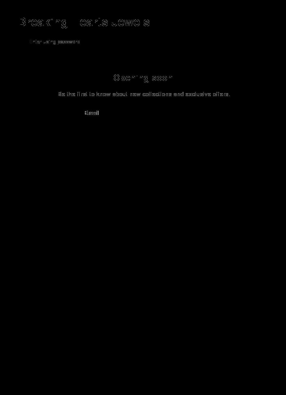 breakingheartsjewels.com shopify website screenshot