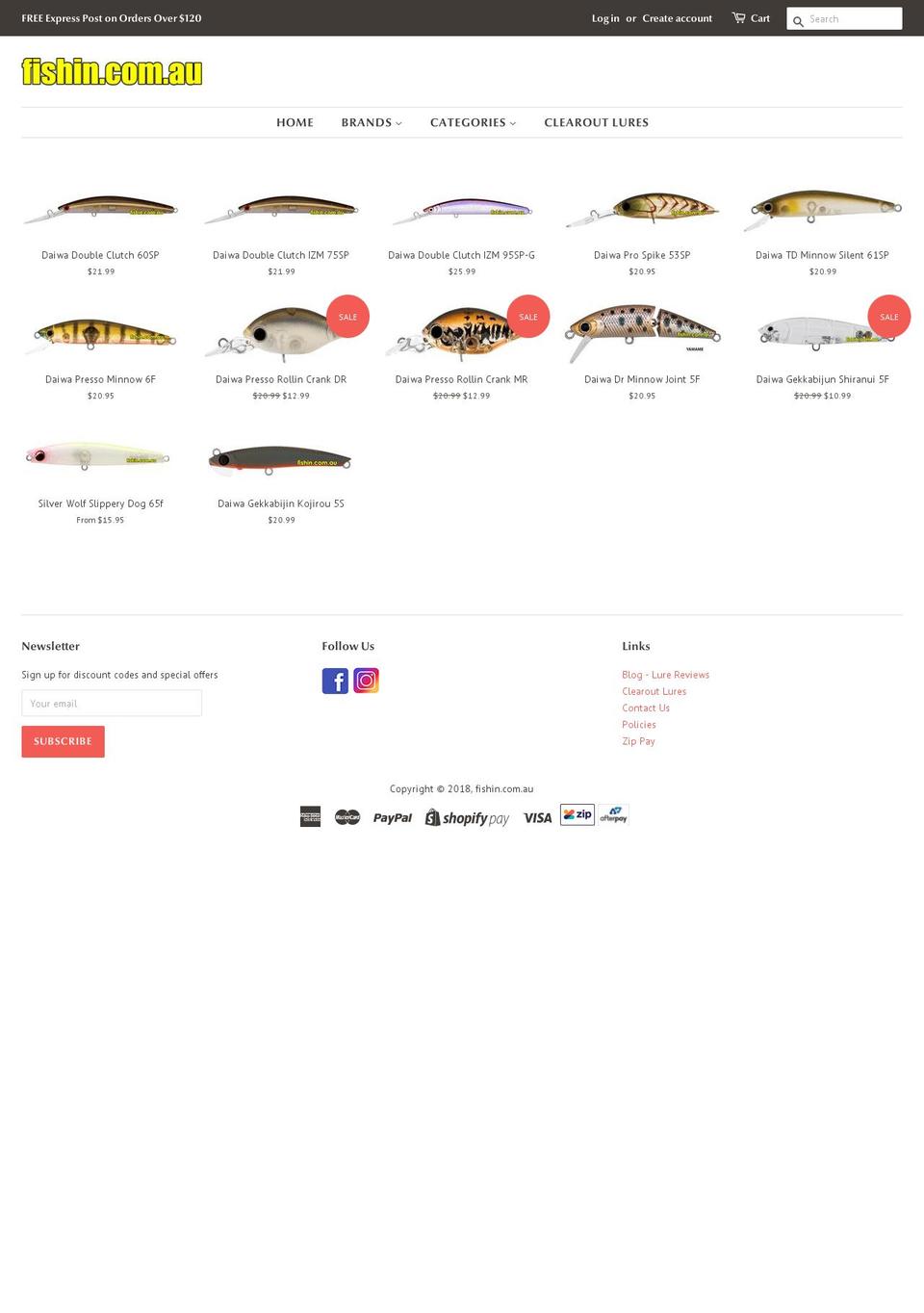 breamlures.com — Shopify storefront screenshot