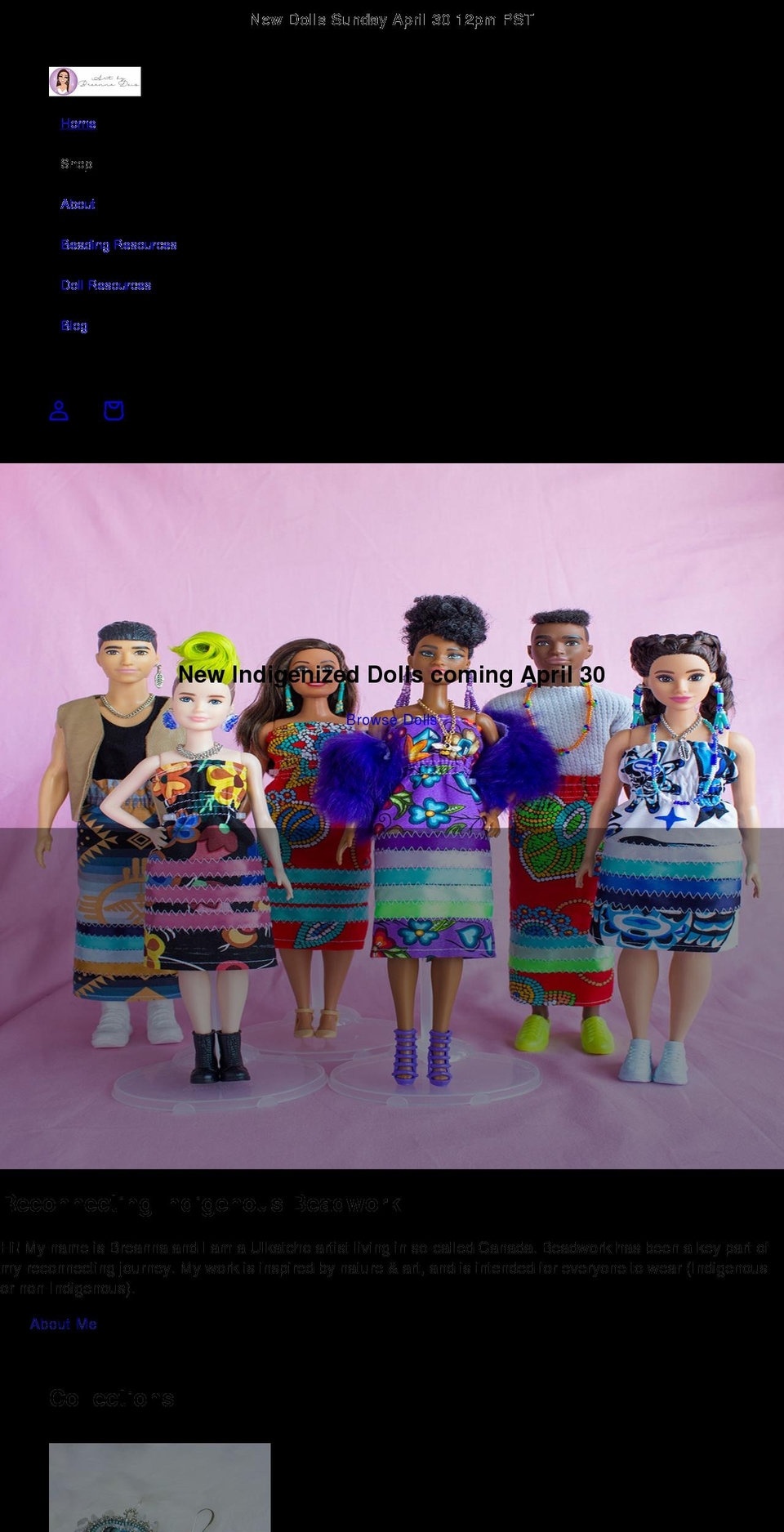 breannadeis.com shopify website screenshot