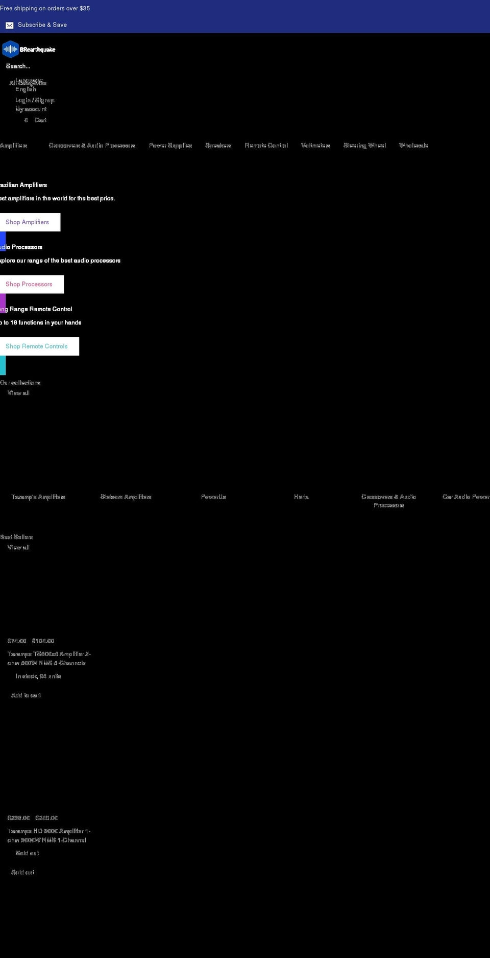 brearthquake.com shopify website screenshot
