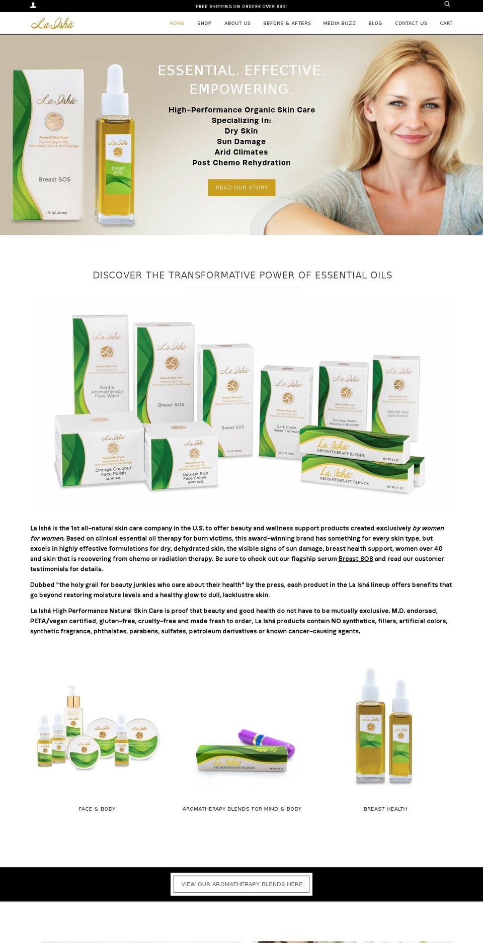 breastsos.com shopify website screenshot