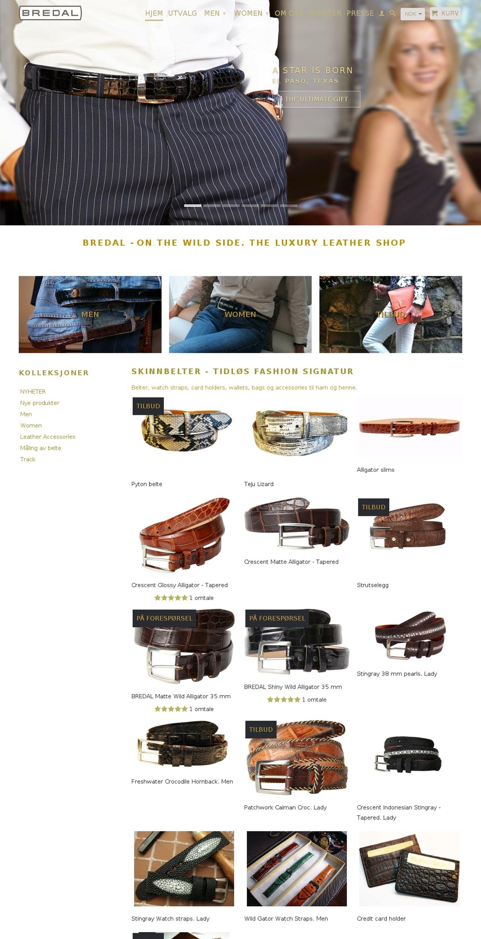 bredal-wild.com shopify website screenshot