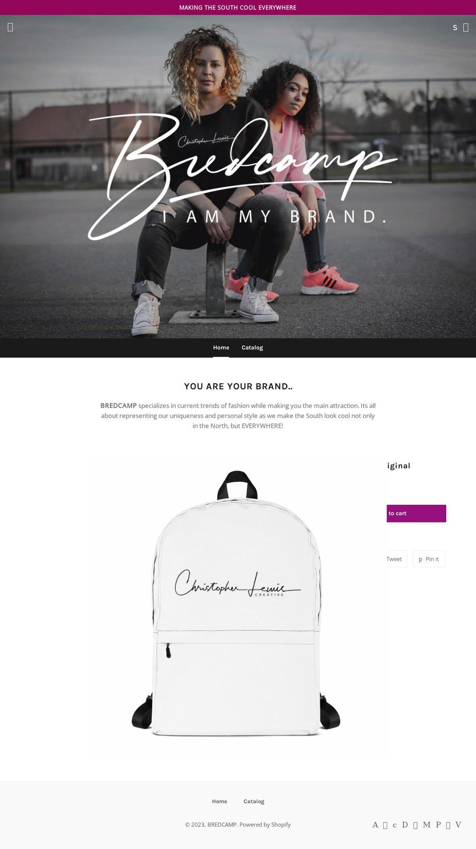 bredcamp.com — Shopify storefront screenshot