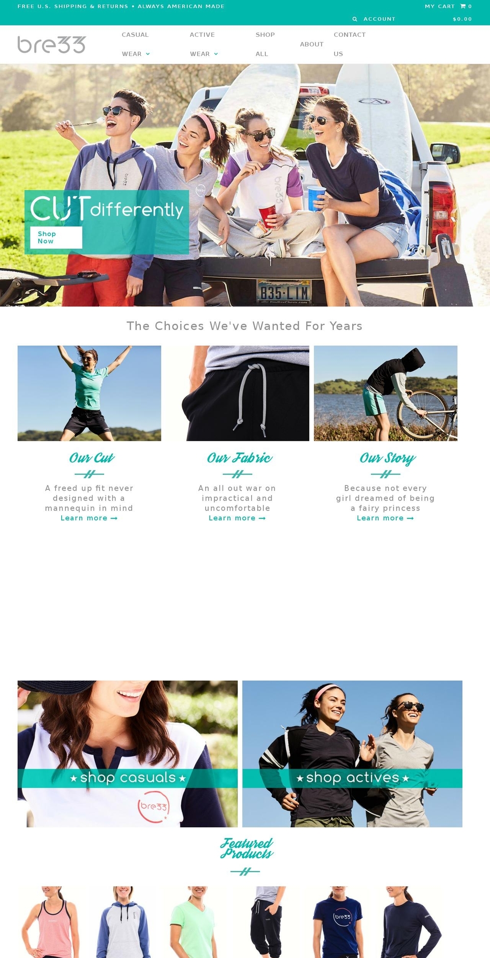 bree33.com shopify website screenshot