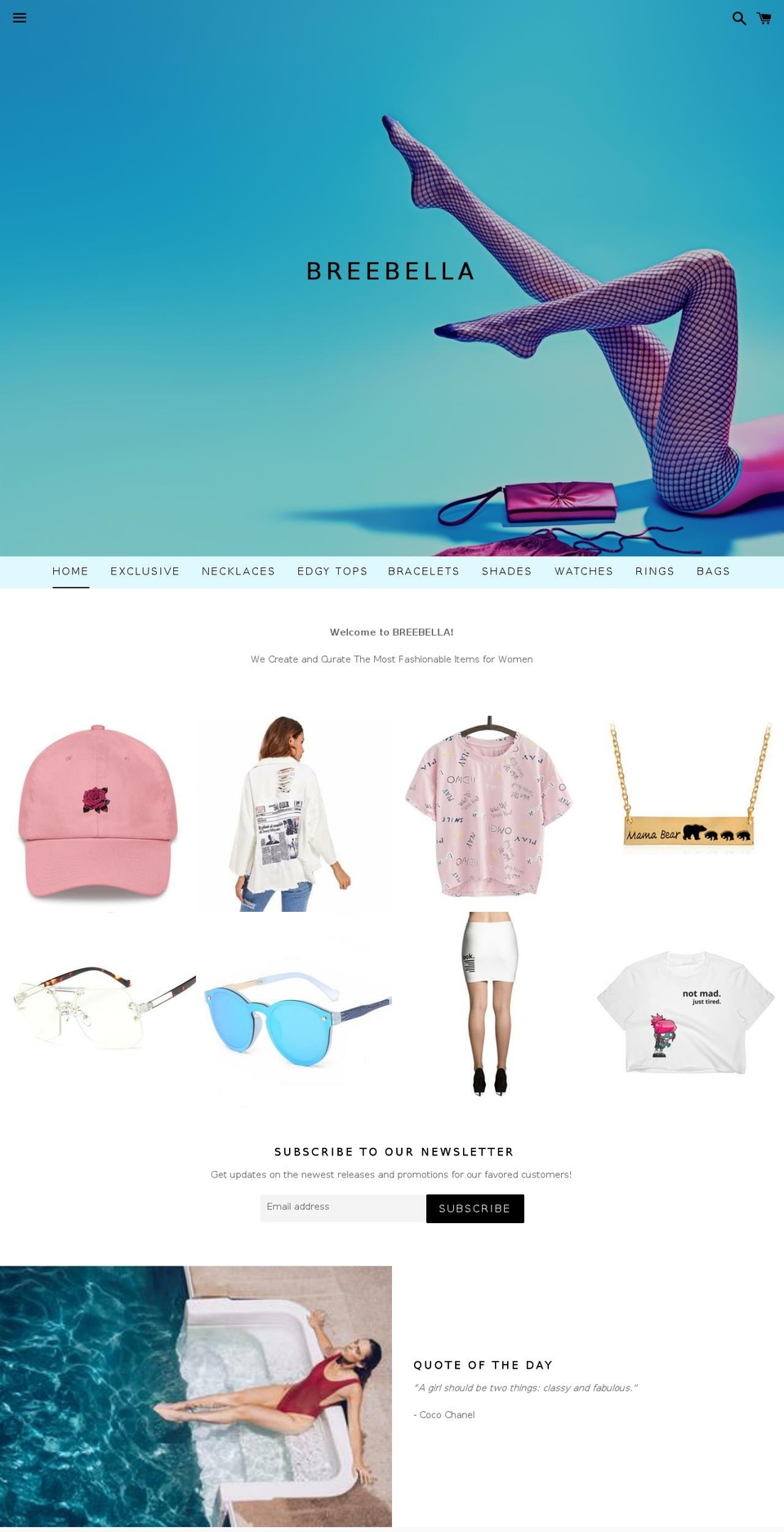 breebella.com — Shopify storefront screenshot