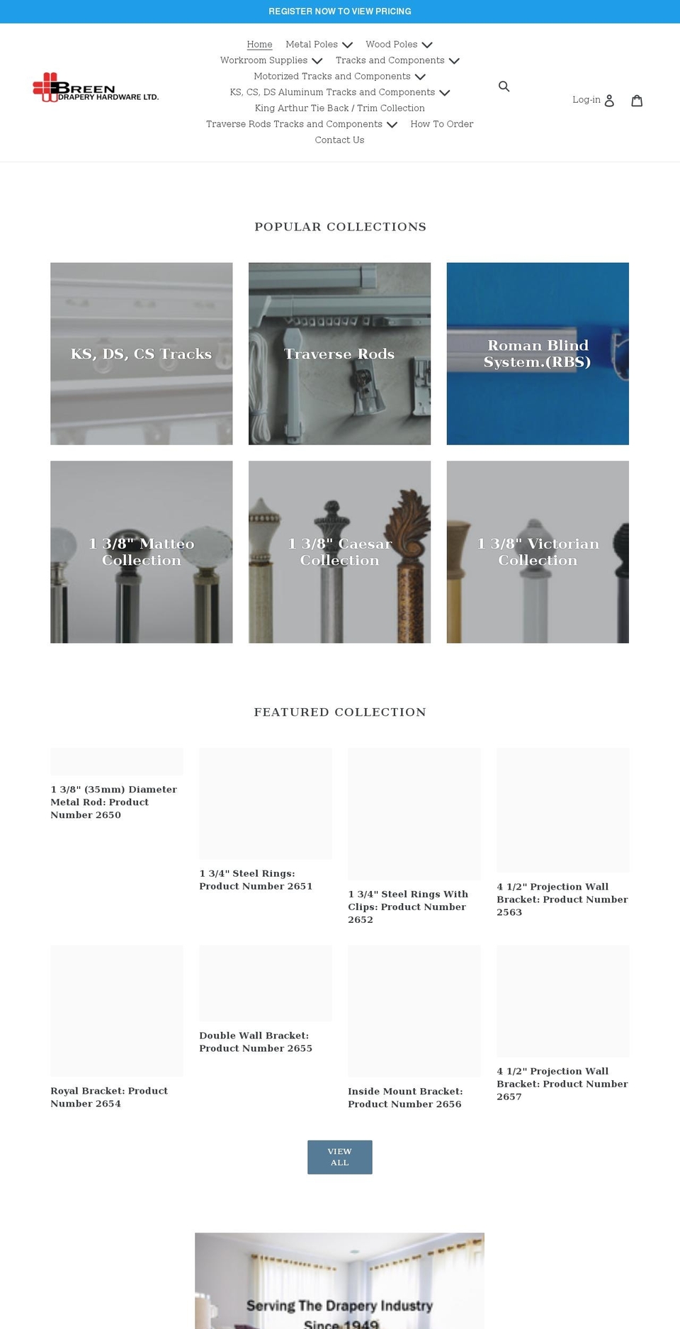 breenhardware.com shopify website screenshot