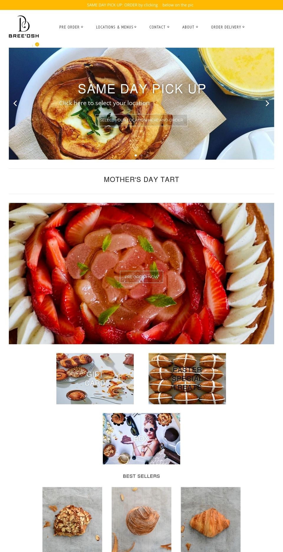 breeosh.com shopify website screenshot