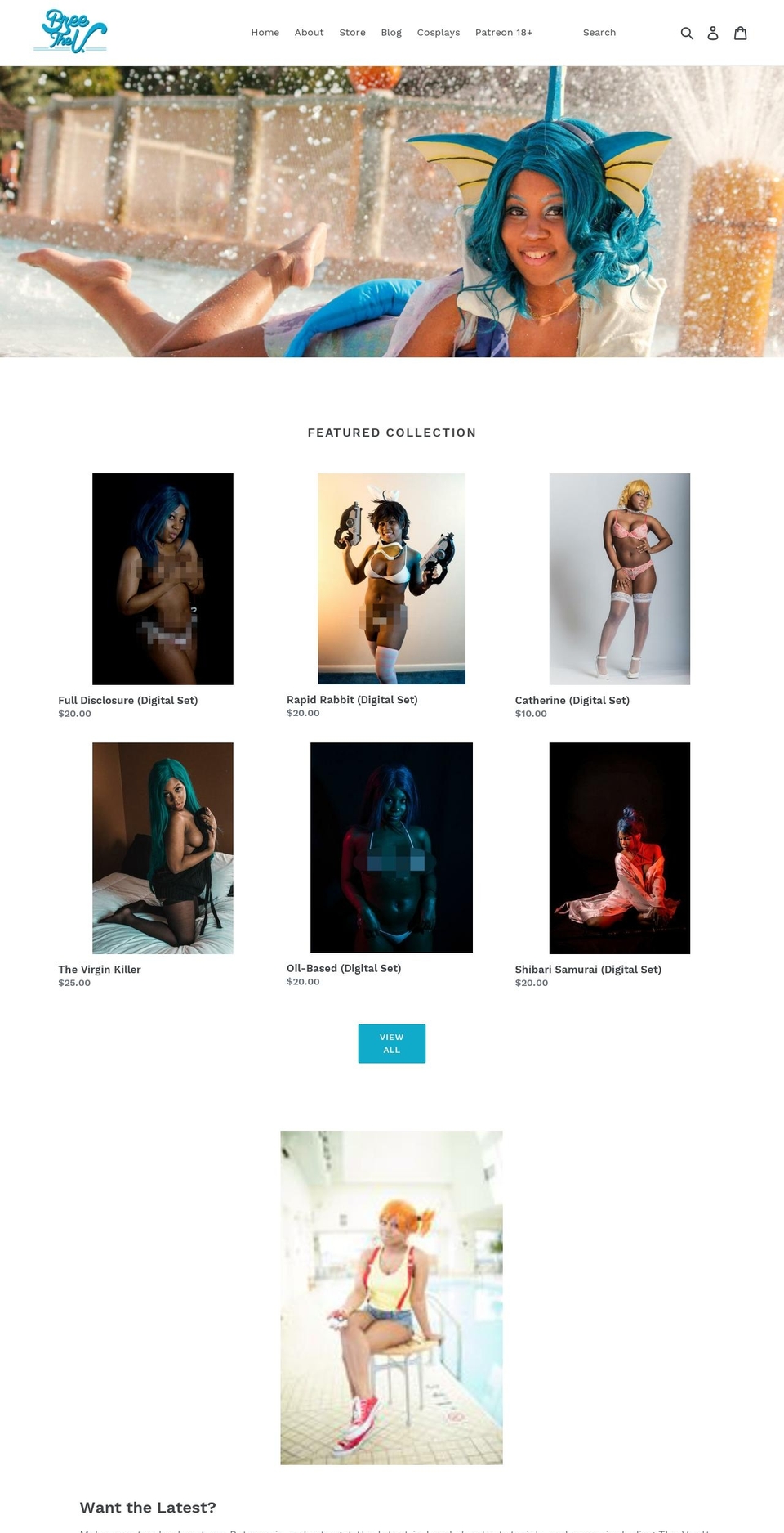 breethev.com shopify website screenshot