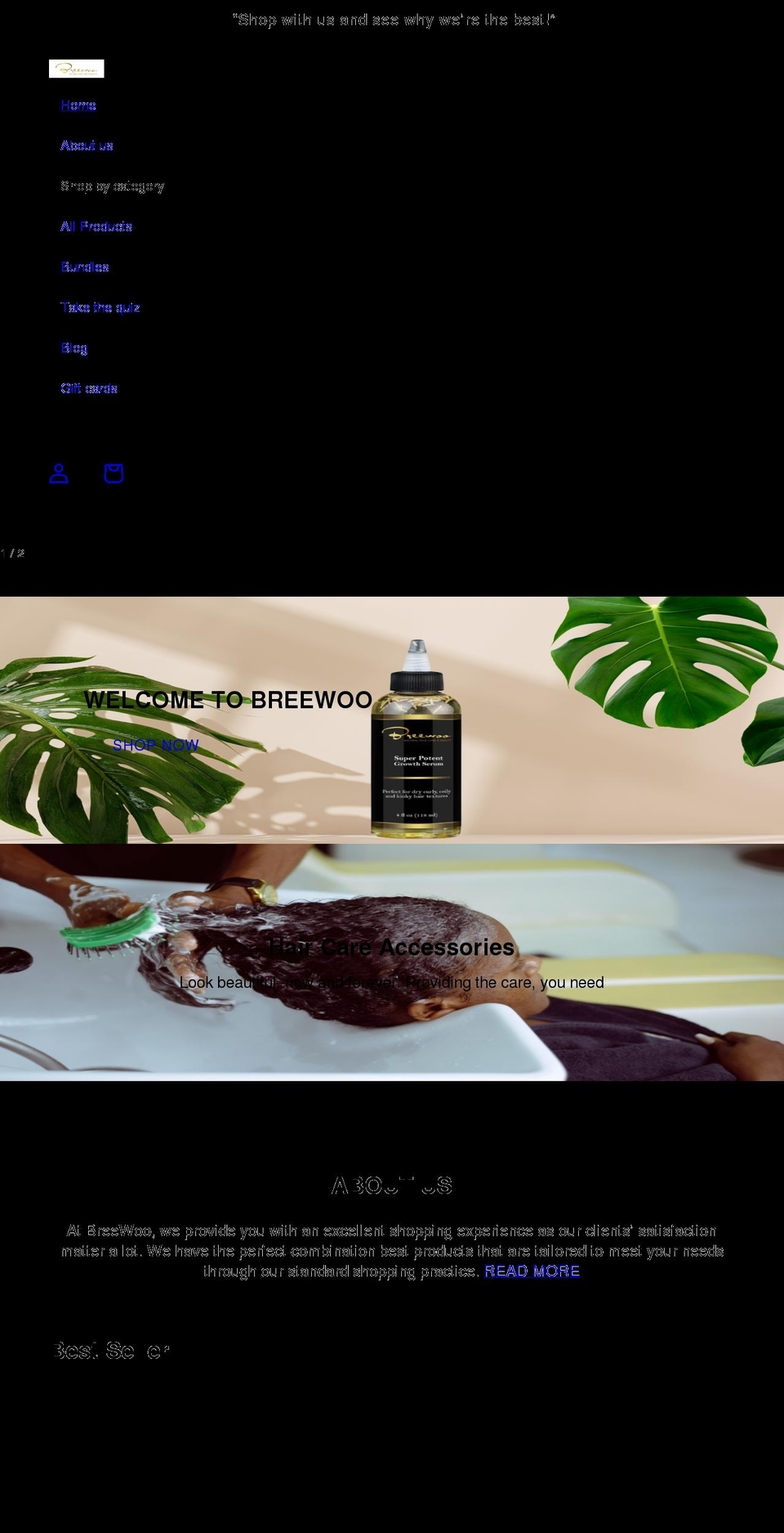 Impules - theme Shopify theme site example breewoo.com