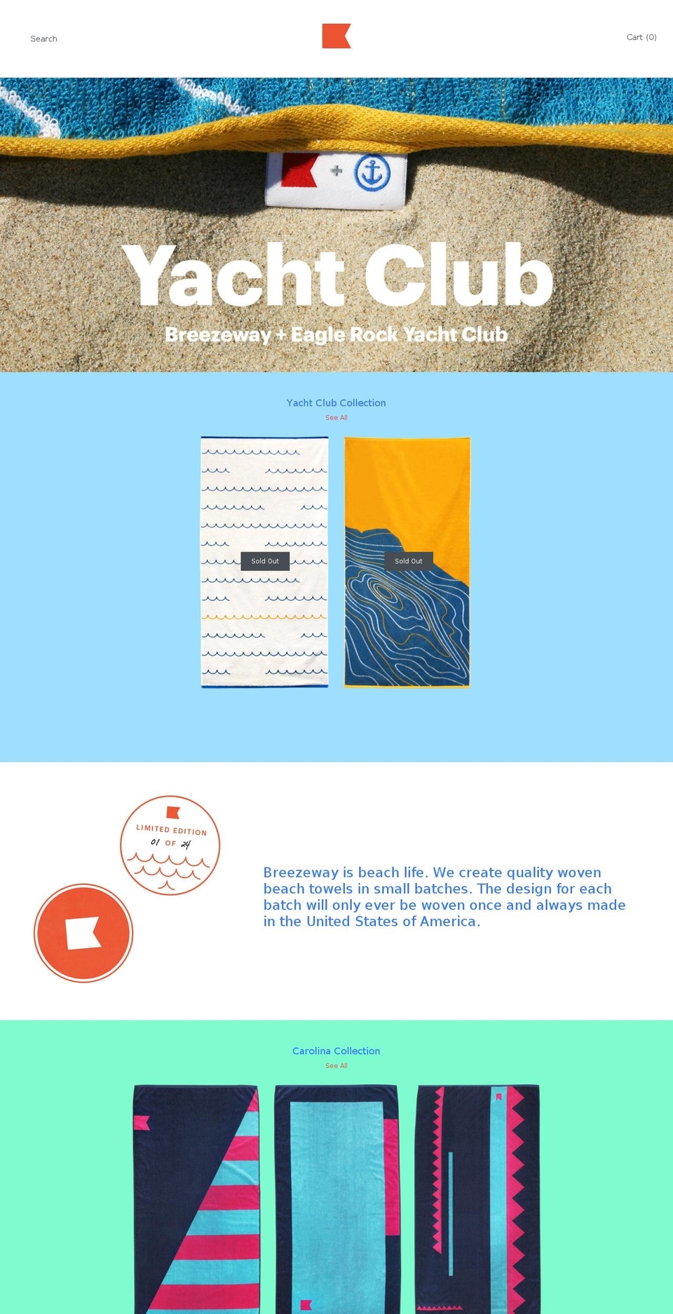 breezewayusa.com shopify website screenshot