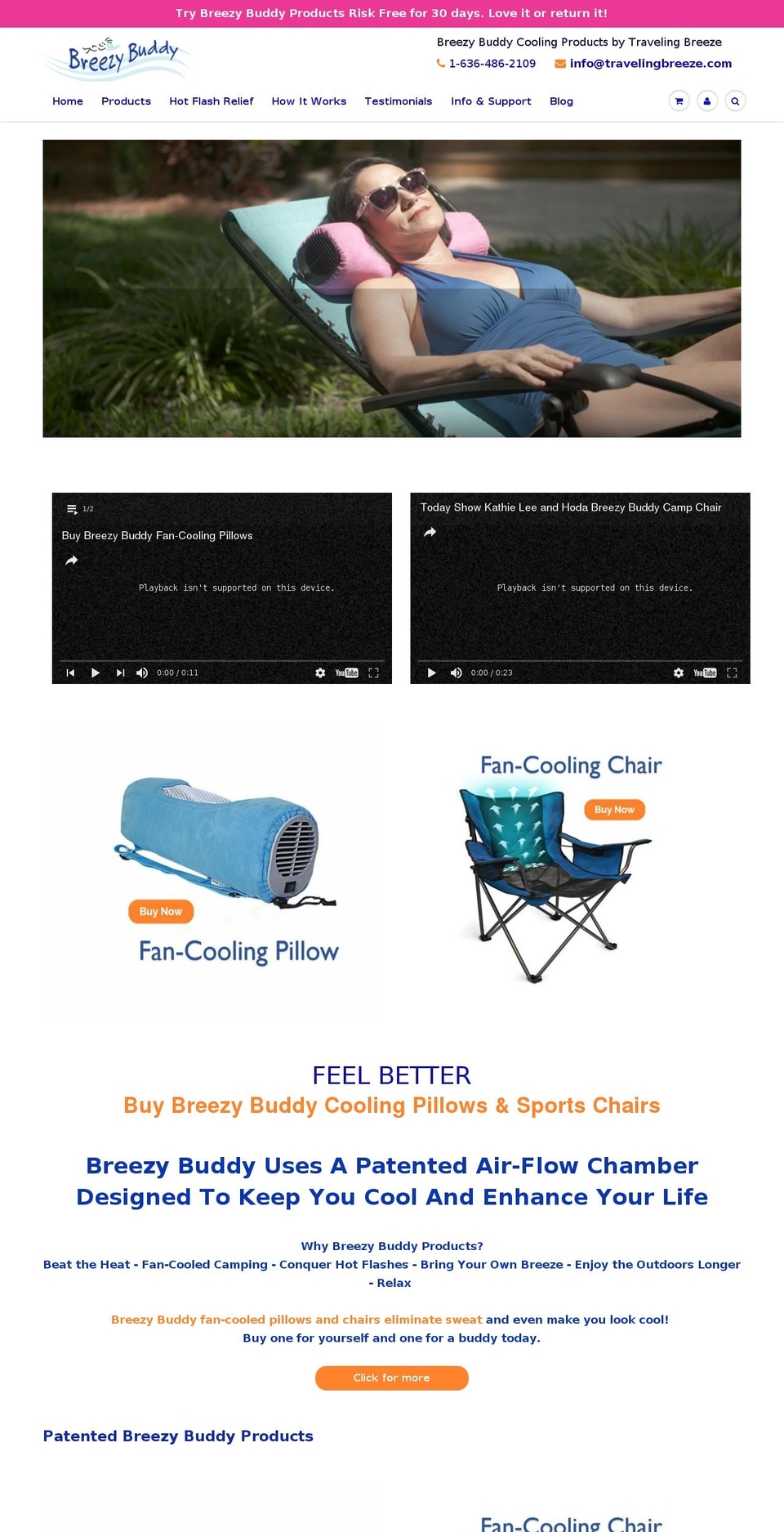 breezybuddy.com shopify website screenshot