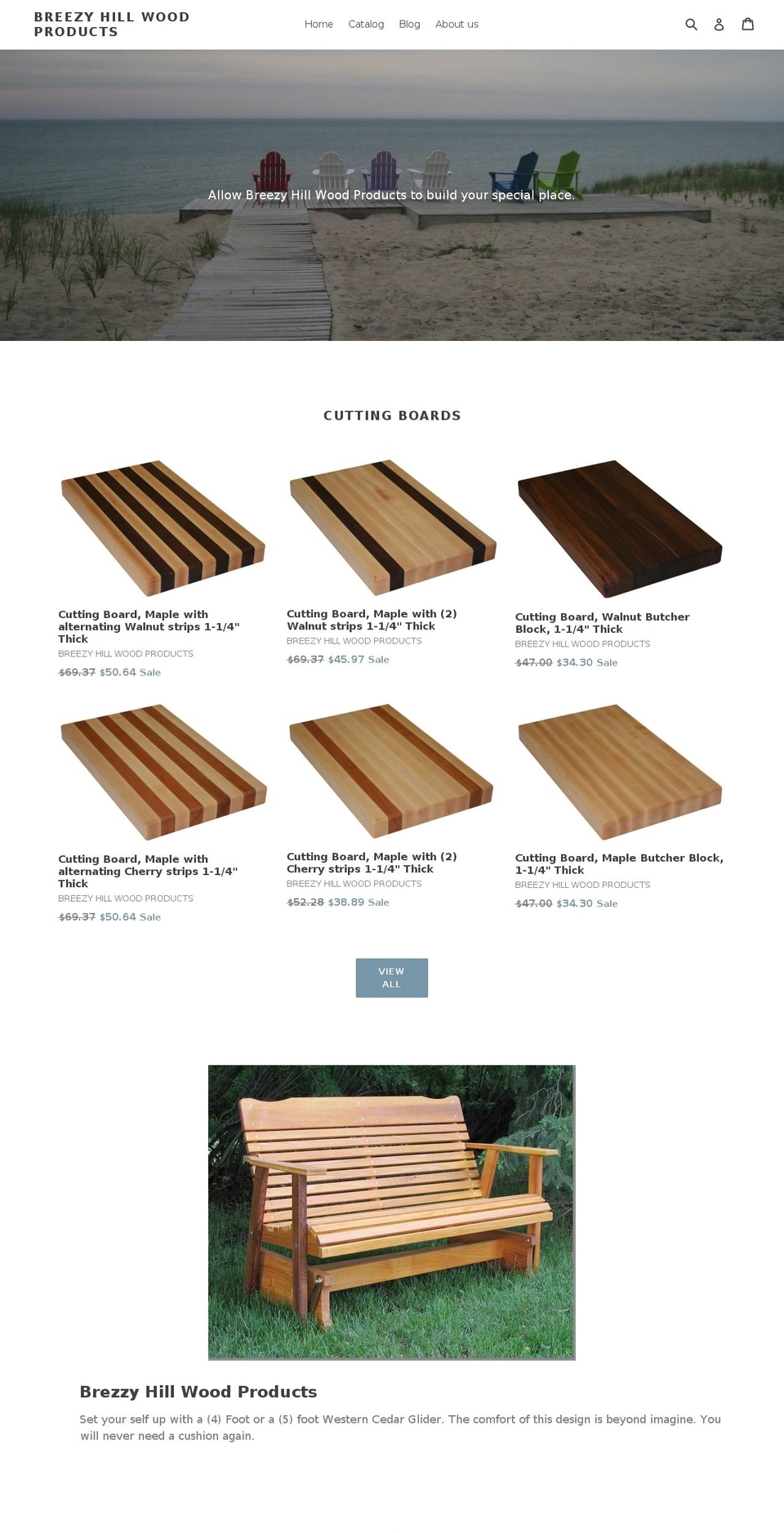breezyhillwp.com — Shopify storefront screenshot