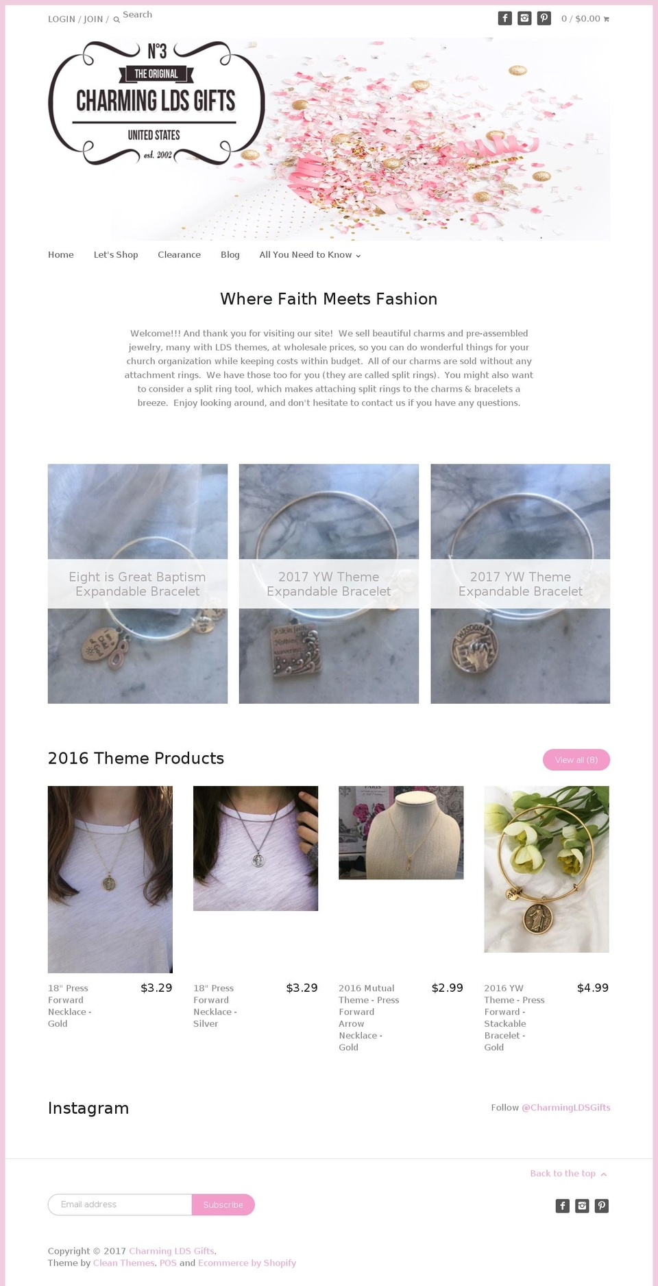 Charming LDS Gifts Shopify theme site example breezykdesign.com