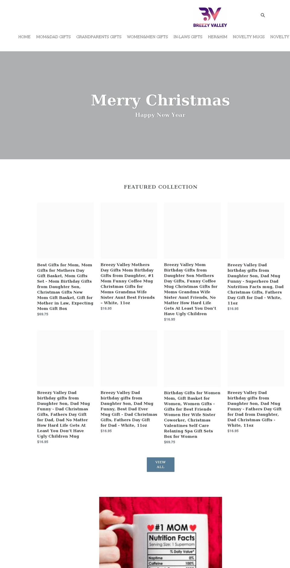 breezyvalley365.com shopify website screenshot