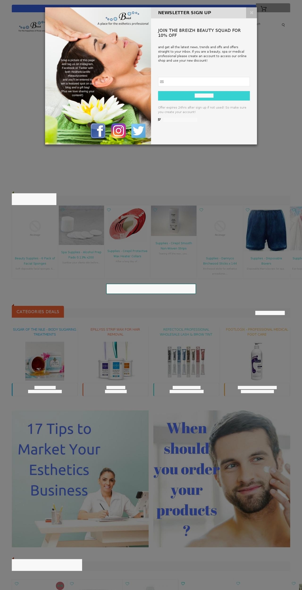 breizhservices.com — Shopify storefront screenshot