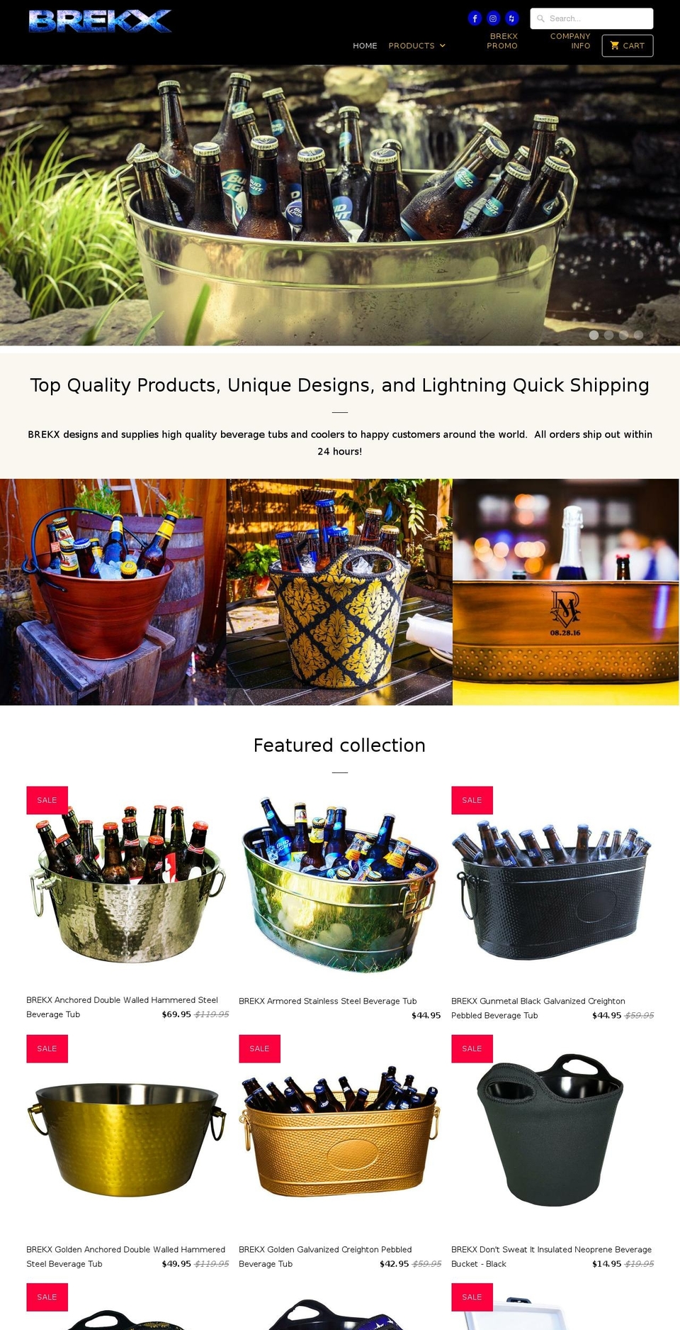 brekx.com shopify website screenshot