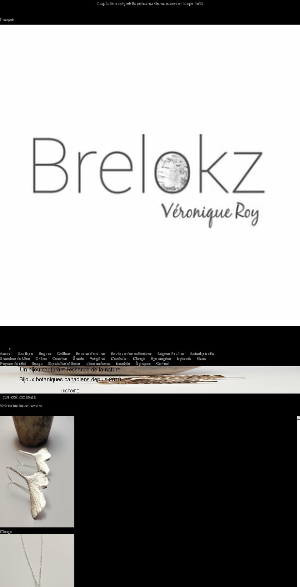 brelokz.com shopify website screenshot