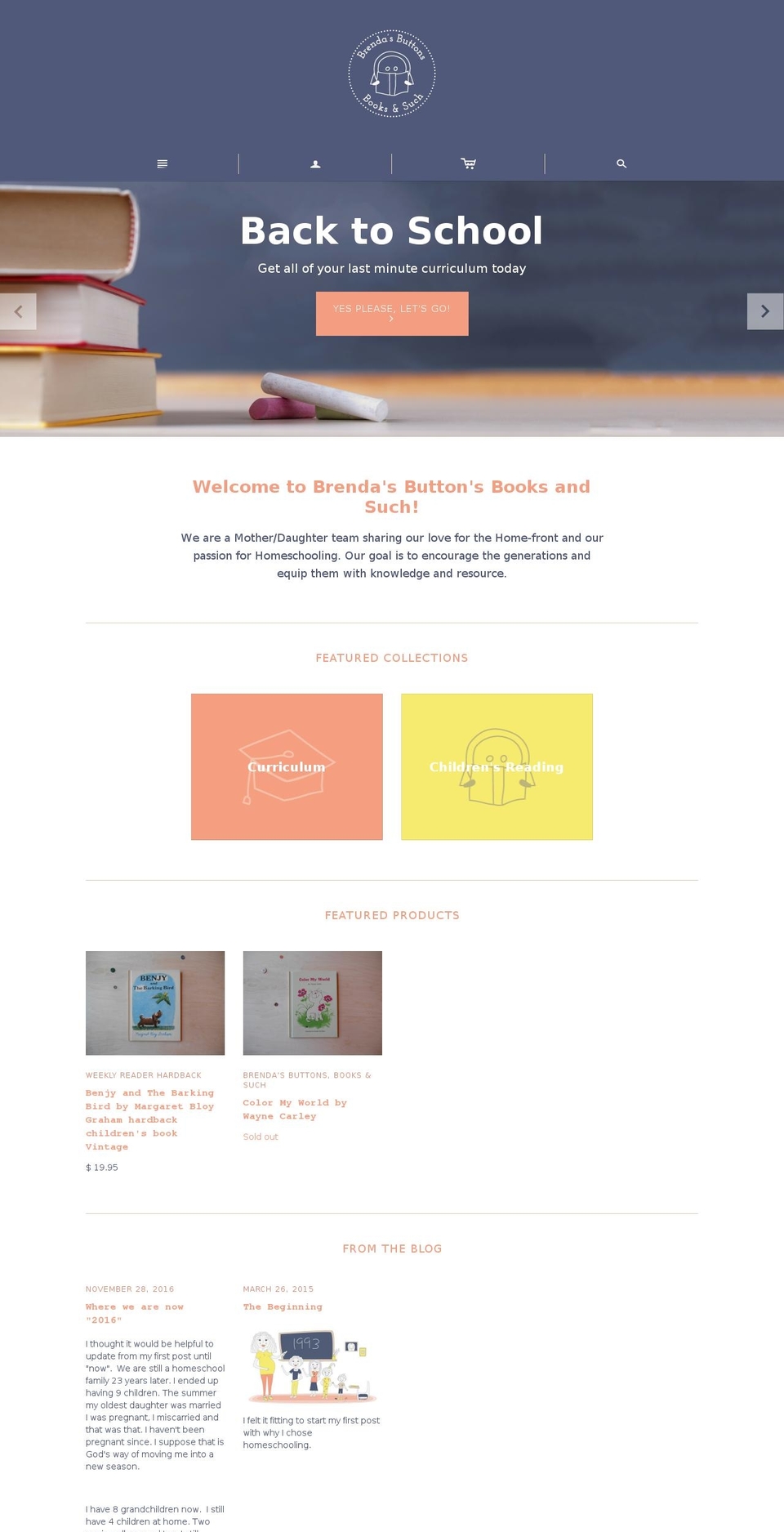 brendabook.com shopify website screenshot