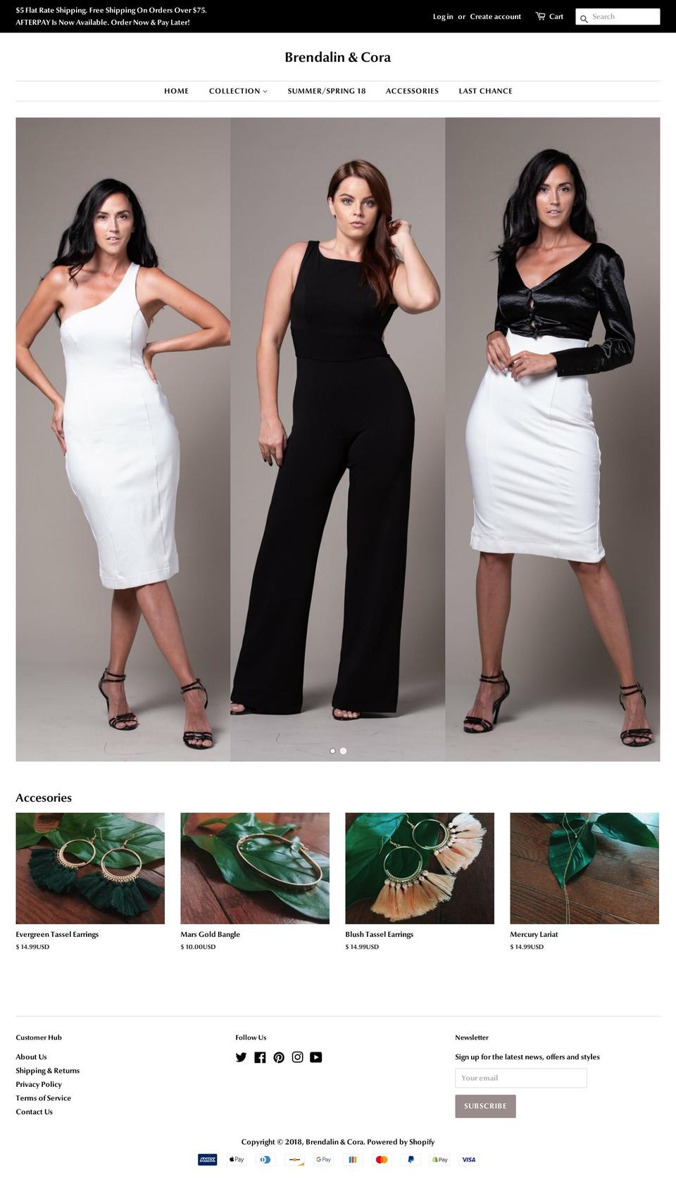 brendalinandco.com — Shopify storefront screenshot