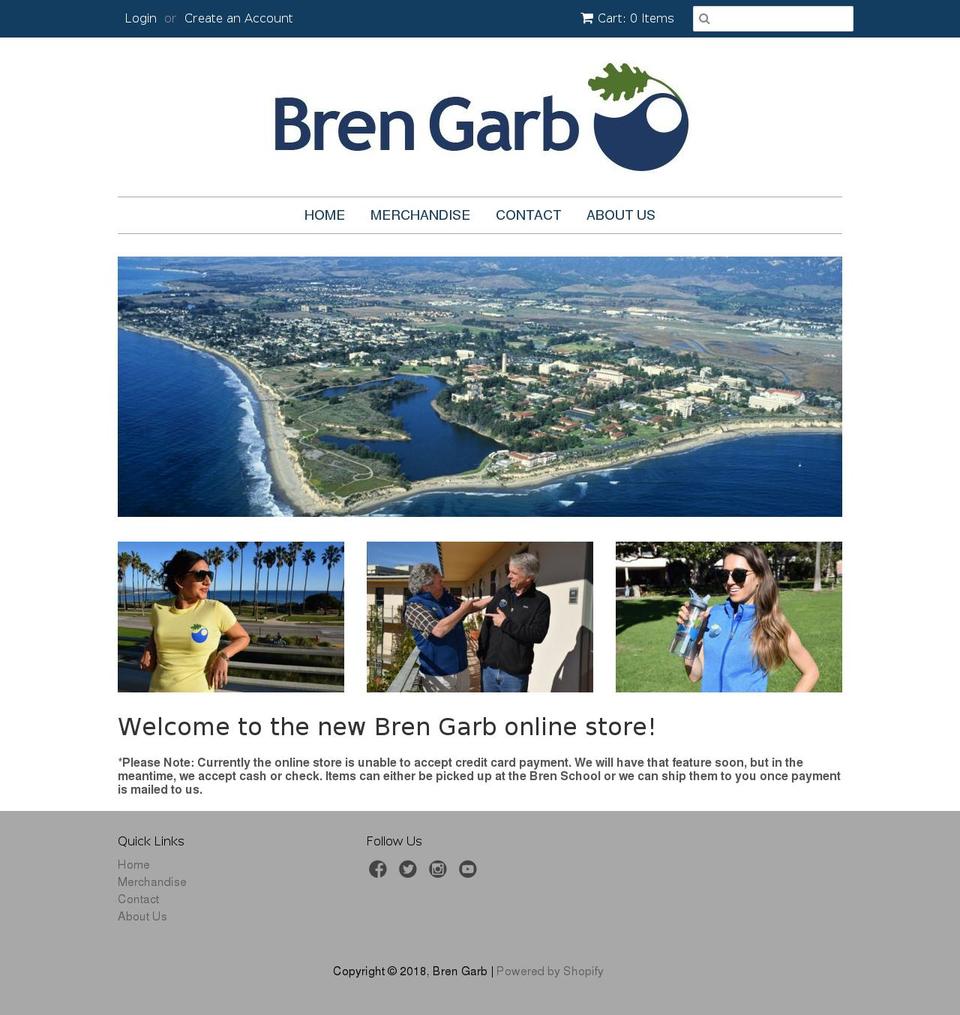 brengarb.org shopify website screenshot