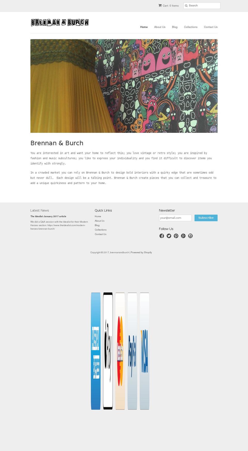 brennan-and-burch.com shopify website screenshot