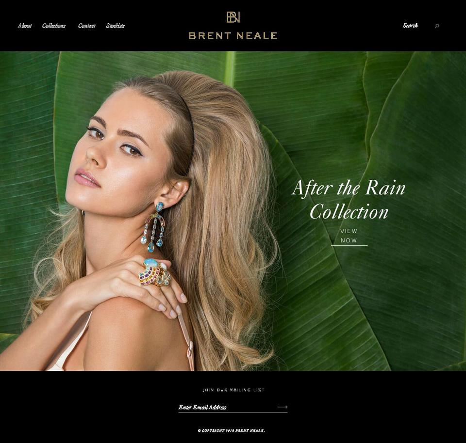 brentneale.com shopify website screenshot