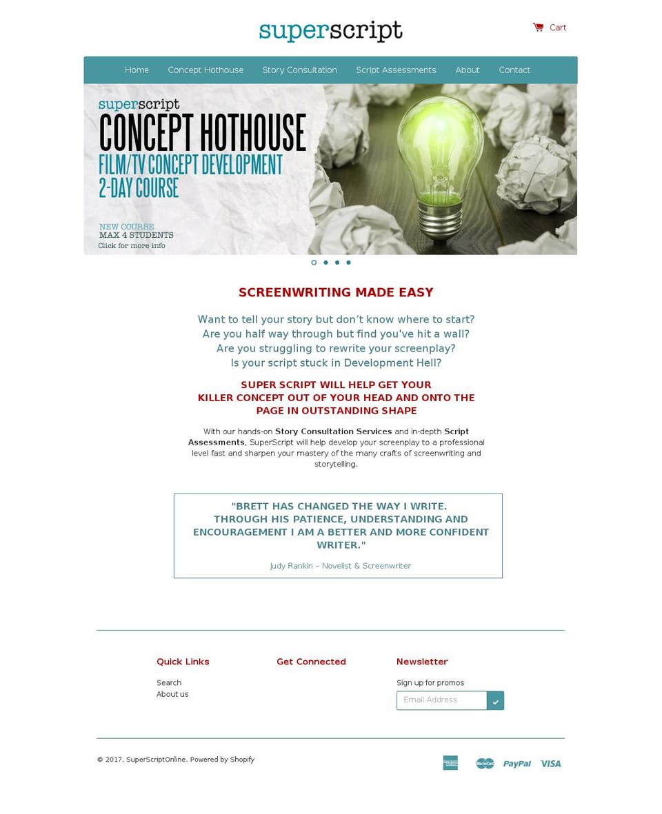 brettstanning.com shopify website screenshot