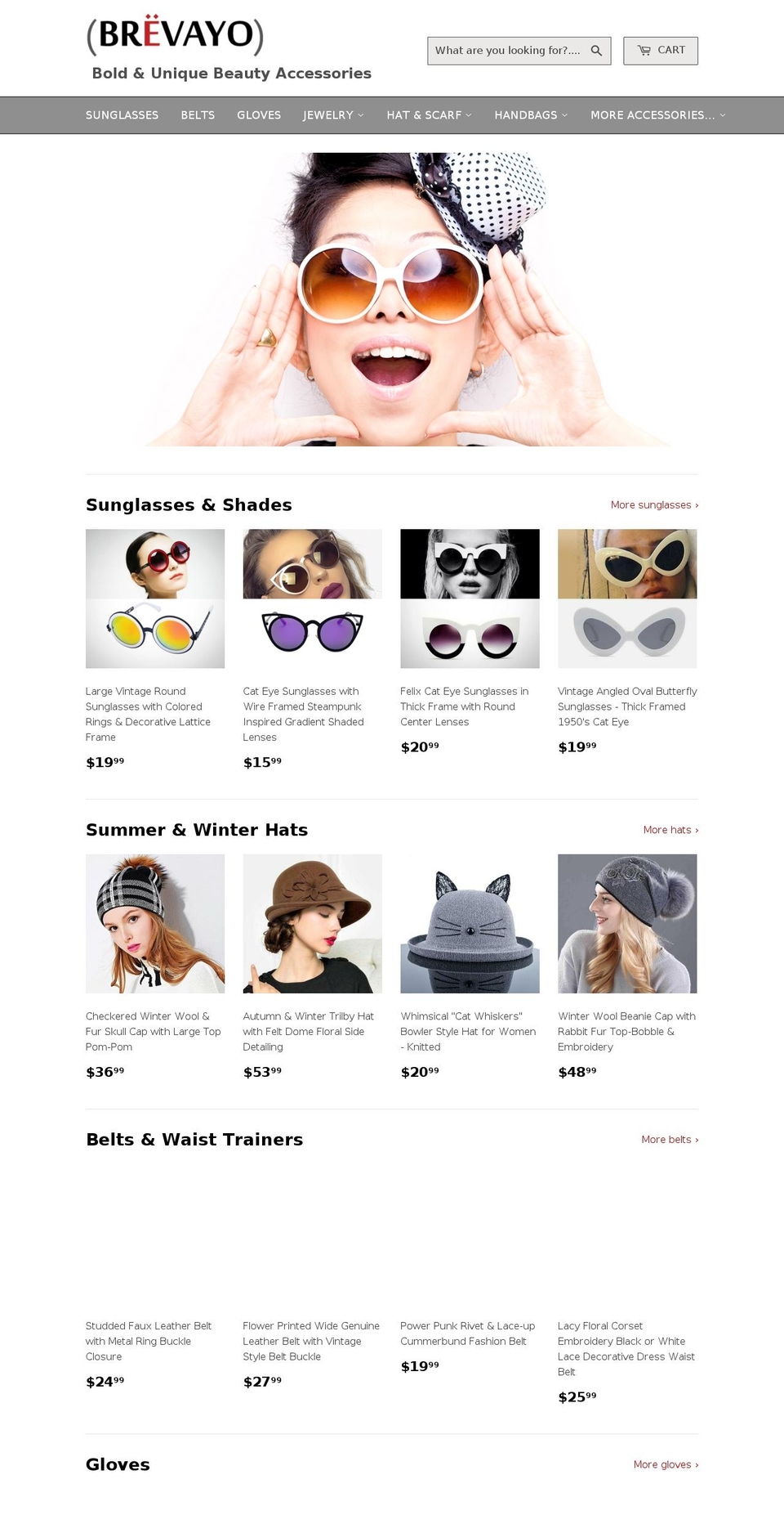 brevayo-beauty-products.com — Shopify storefront screenshot
