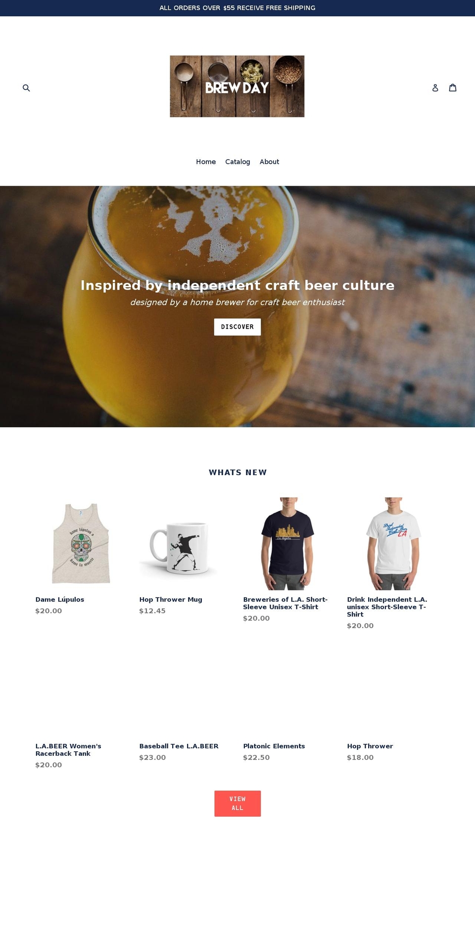 brew-day.com — Shopify storefront screenshot
