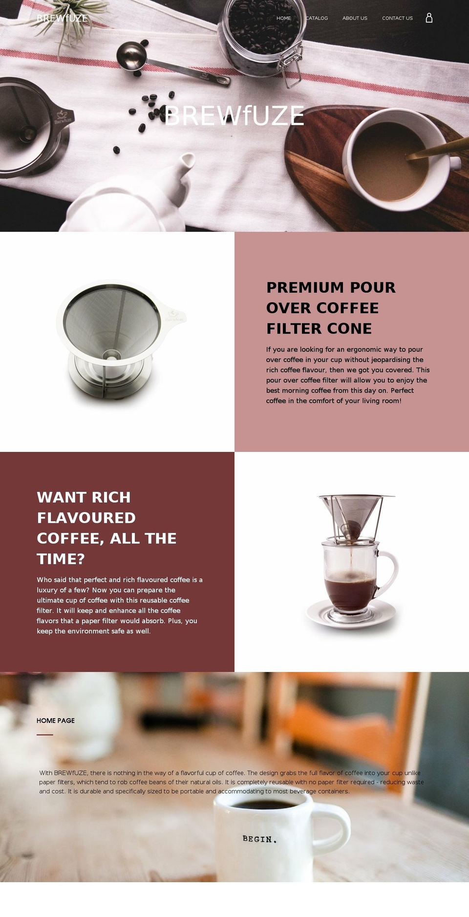brewfuzecoffee.com shopify website screenshot