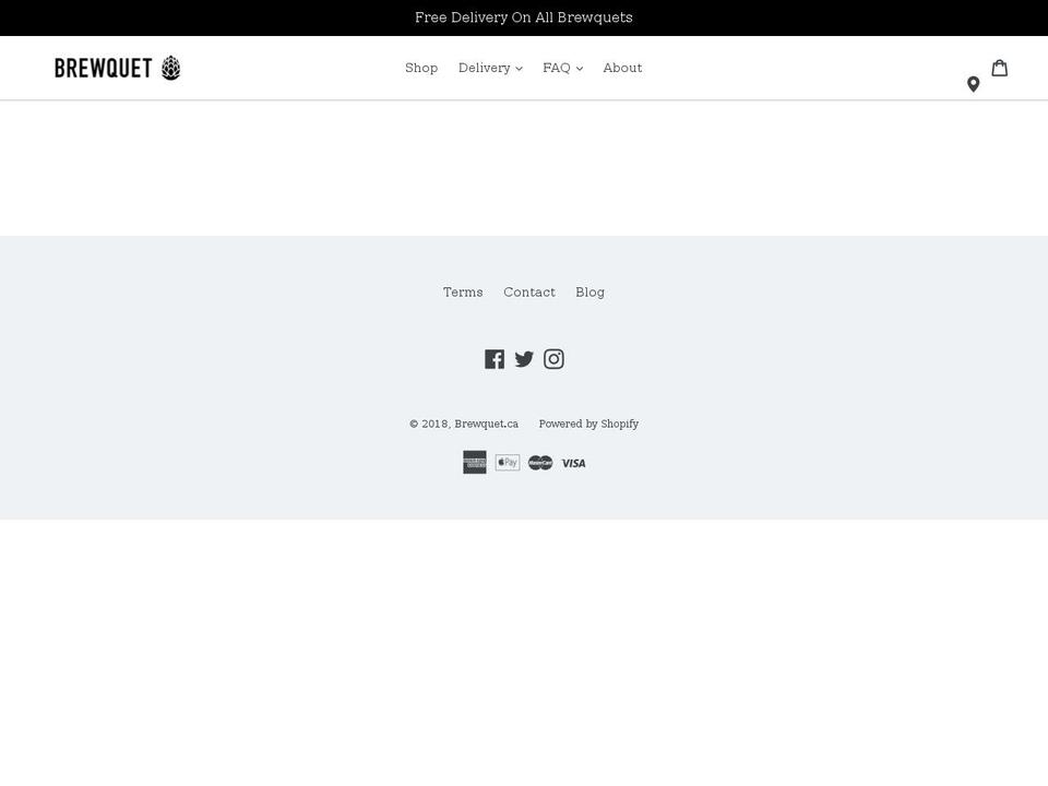 brewquet.ca shopify website screenshot