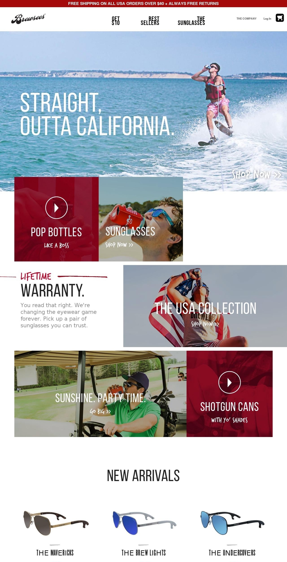 brewseeseyewear.com shopify website screenshot